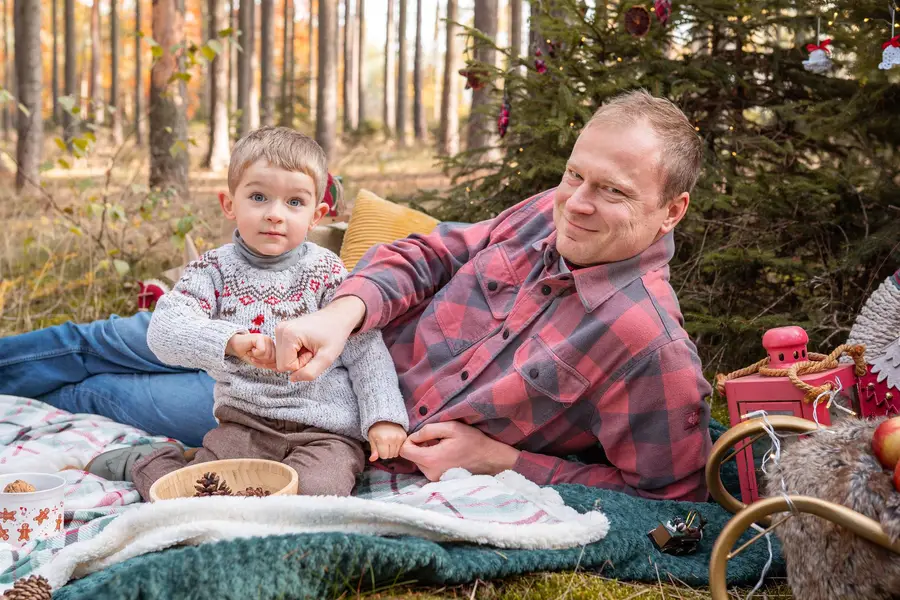 Vánoční focení Tamika Bydžovská - Fotografie č. 1